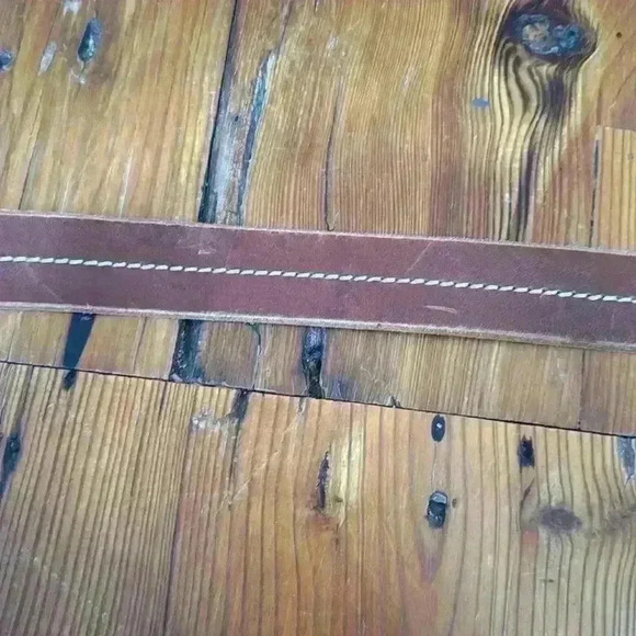 Kookai Cow Leather Brown Belt - Picture 5 of 7